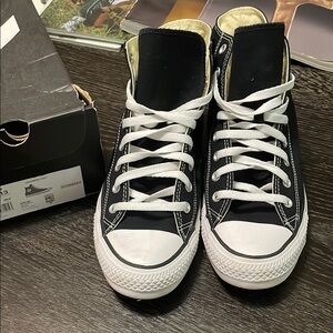 Converse Black and White High-Tops